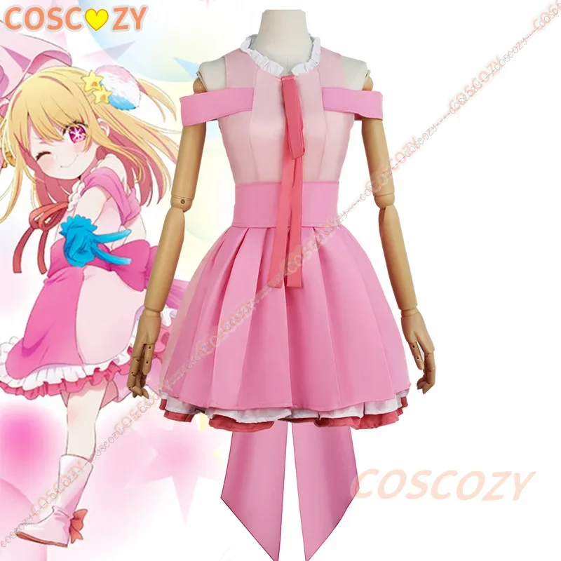 Anime Oshi No Ko Cosplay Hoshino Ruby Cosplay Kostuum Jurk Hoshino Ruby Jurk Schattig Pak Lolita Jurk Voor Conventie