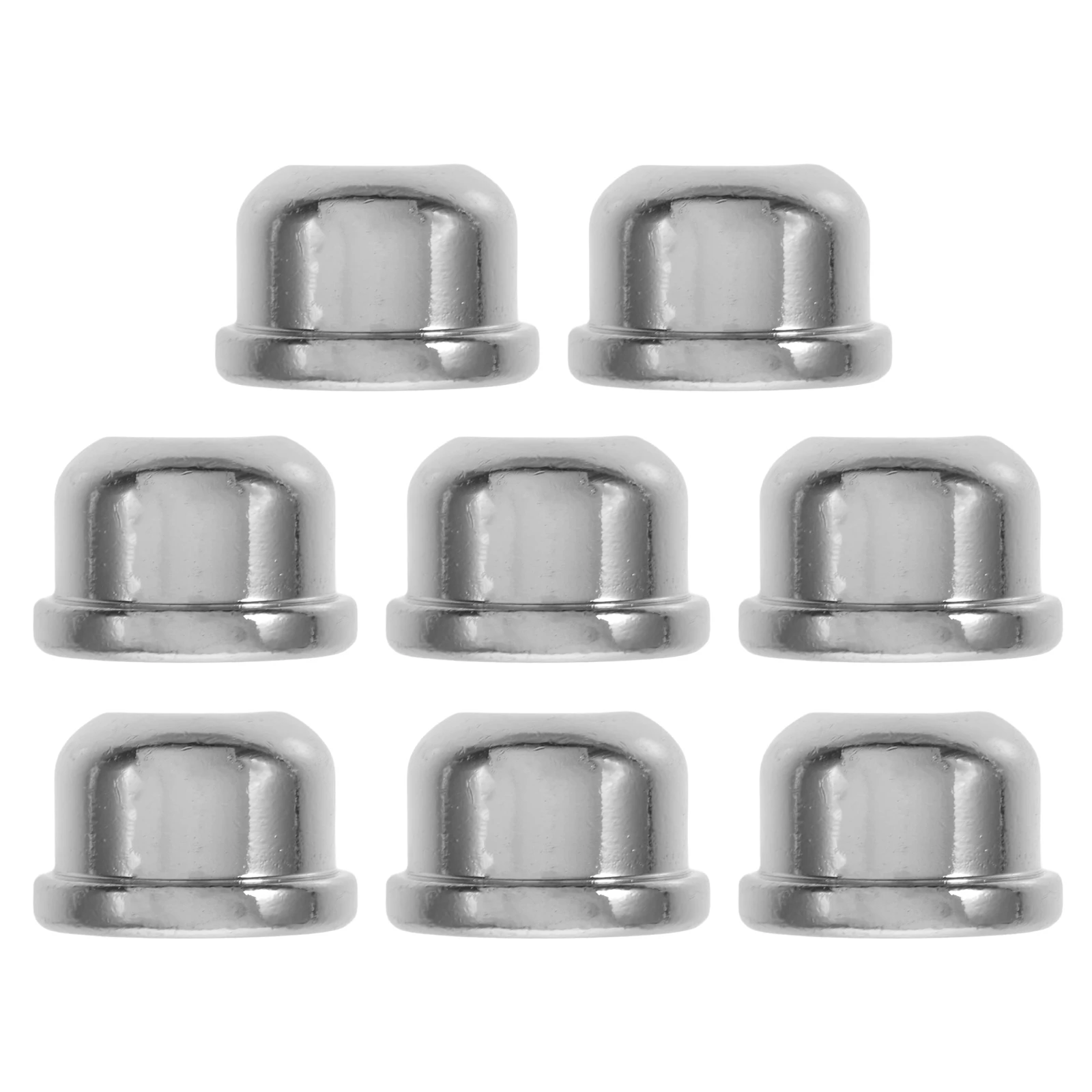 

8 Pcs Metal Table Lamp Shade Finials Iron Decorative Caps Accessories Ball Knob Design Decor Lamp Toppers Screw On