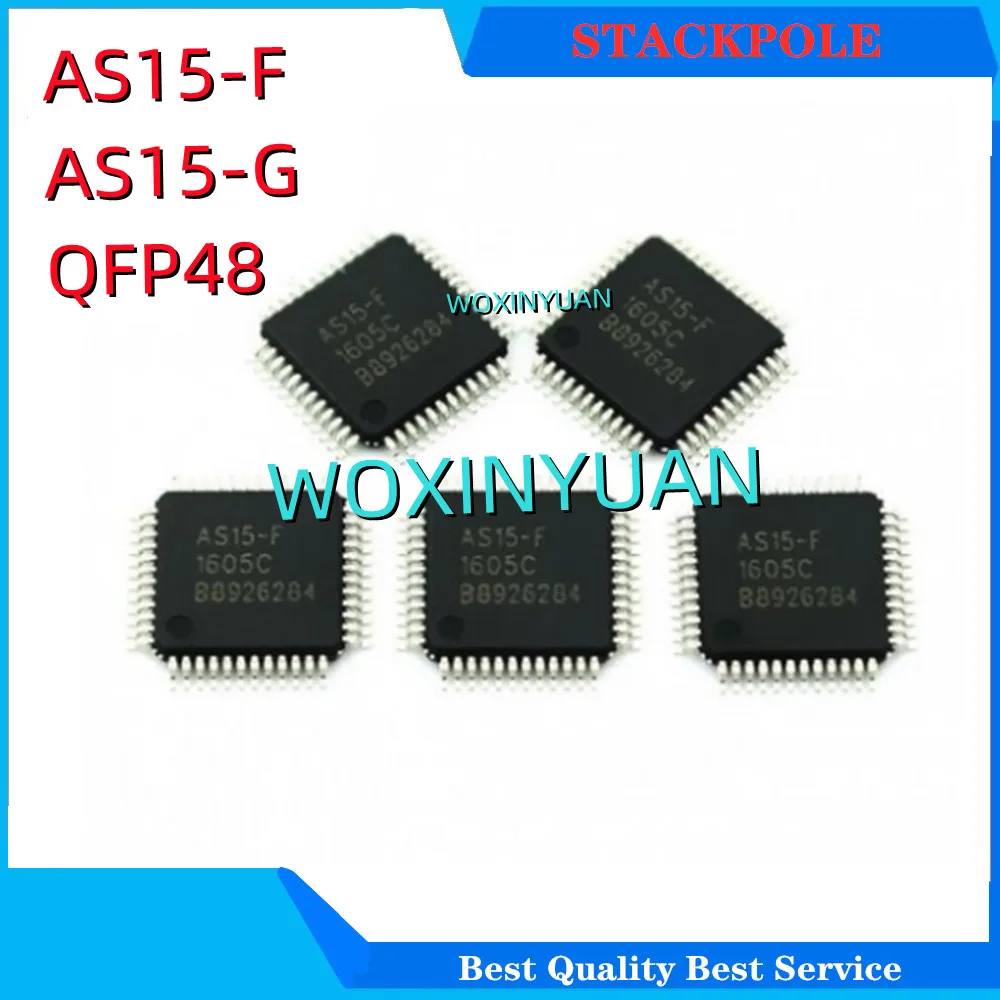 (5pcs)100% Nouveau AS15-F AS15-G AS15F AS15G AS15 QFP-48 Chipset