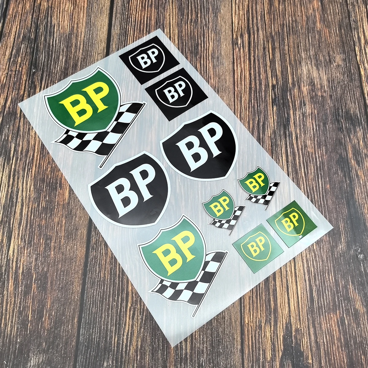 BP 89 Racing Shield Laminated Oil Sponsor Classic Race Decals Car Motorsport Flag Motorcycle Sticker