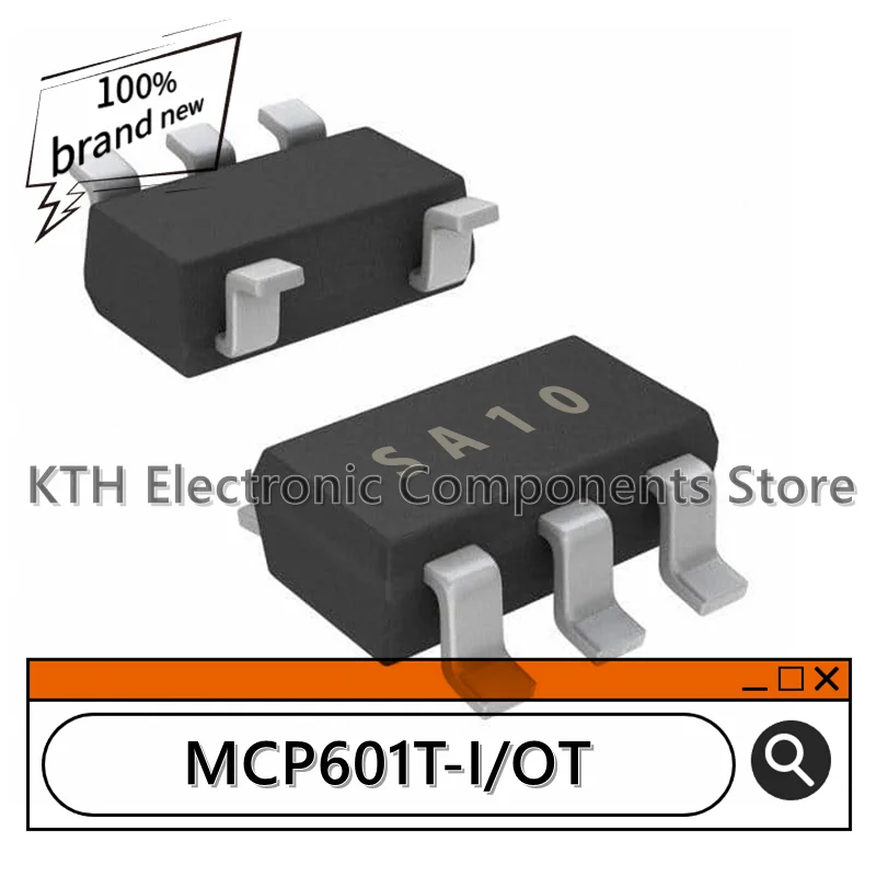 10Pcs/lot MCP601 - Linear Op Amps MCP601T-I/OT SOT23-5 Screen Printing SA** 100%new imported