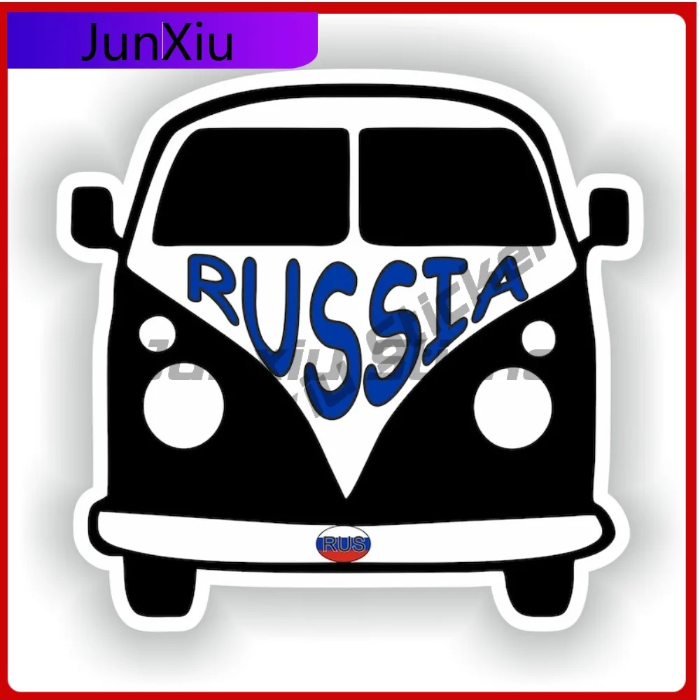 

Van Russia Sticker Funny Cool Funny Camper Window Scratch Cover Auto Accessories Vinyl Decal For Car Truck SUV Window Bumper