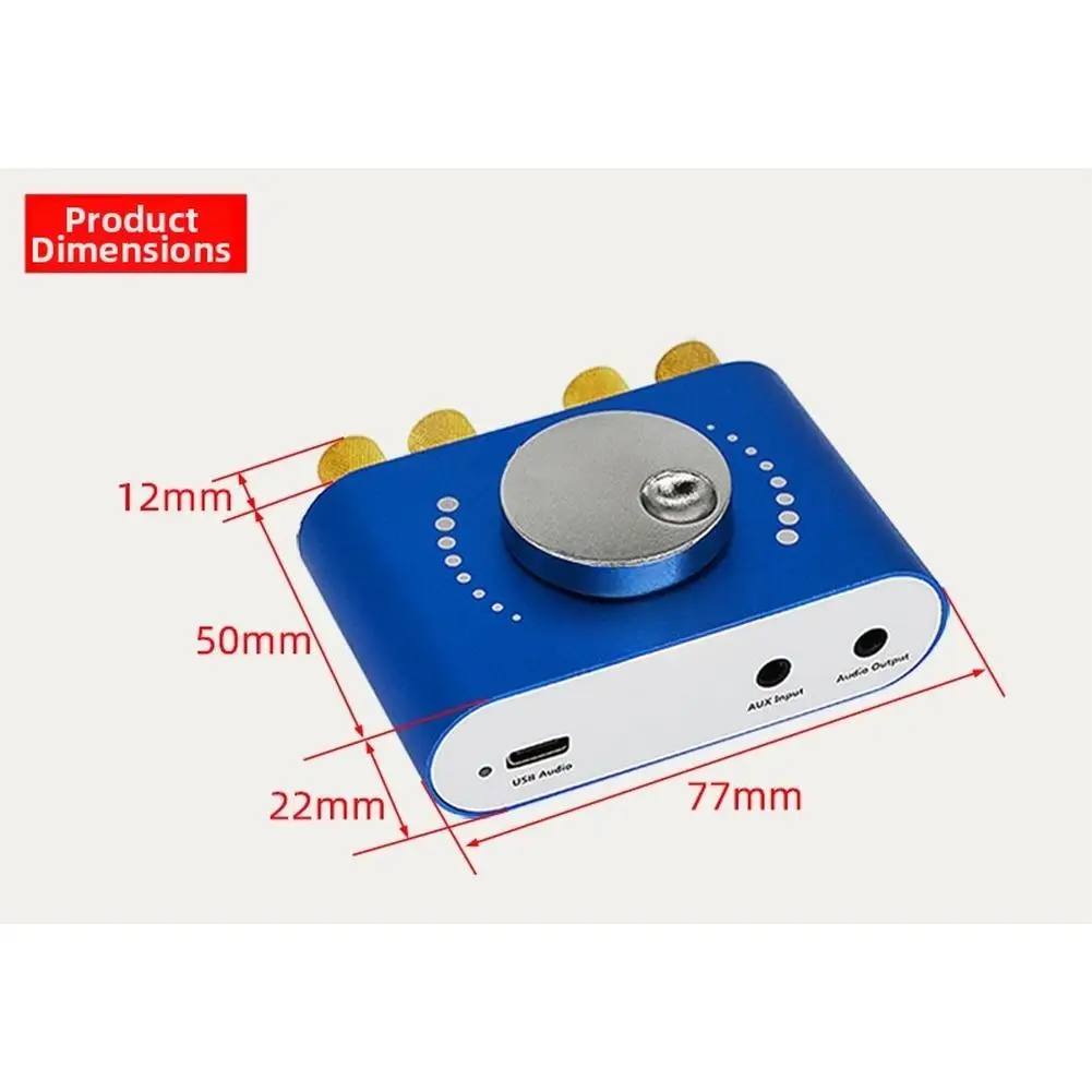 HI-FI Wireless Digital Audio Enhancer Board 50Wx2 Dual Channel Amp for TPA3116D2 Chip with USB Sound Card Input