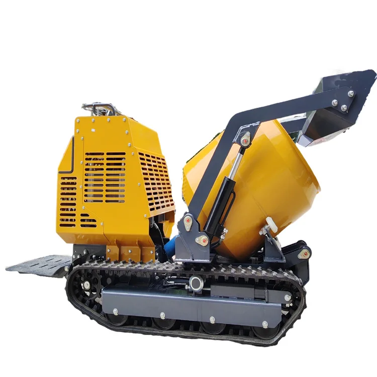 خلاط خرسانة صغير محمول، محمل بناء ذاتي التحميل لخلط الخرسانة للمشروعات الصغيرة الحجم