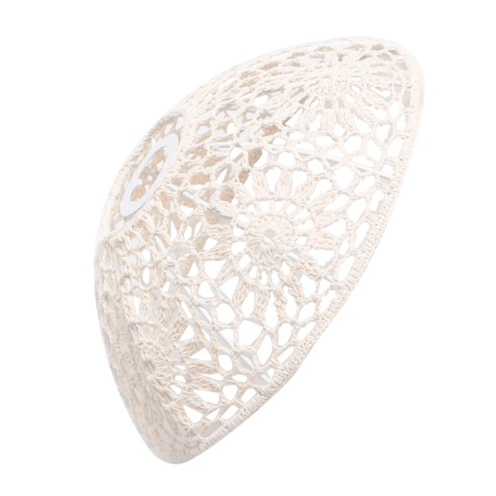 

Boho Lampshade Cover Hanging Woven Bamboo Cotton Rope Shades Replacement Pendant Light Fringe Tassel Ceiling Shade for Home Cafe