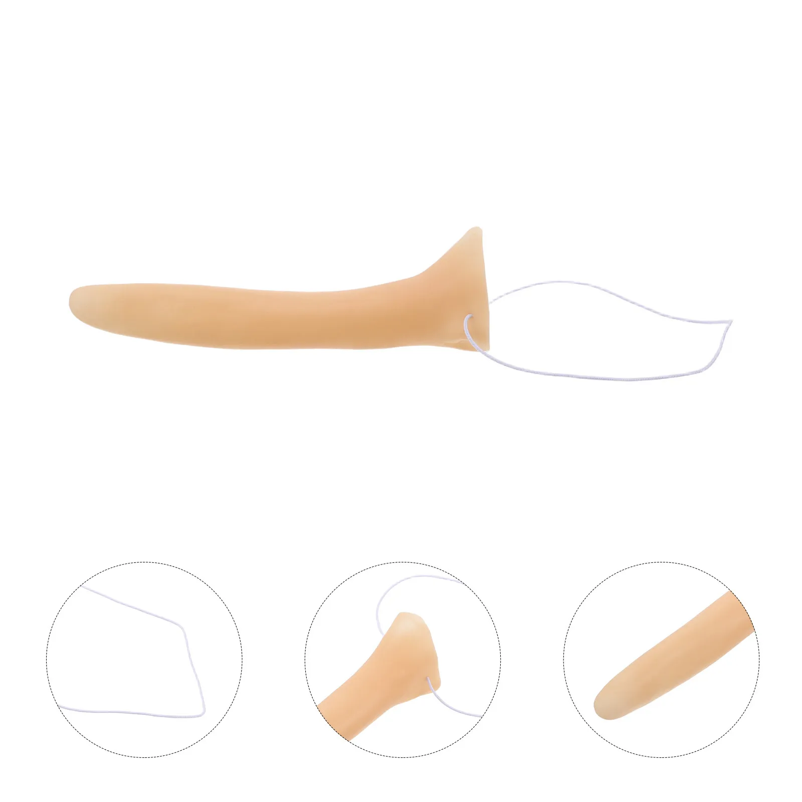 

Набор из 4 компактных накладных носов с удлиненными кончиками для Хэллоуина, костюмированных вечеринок, косплея, карнавала, маскарада, забавный декоративный накладной нос