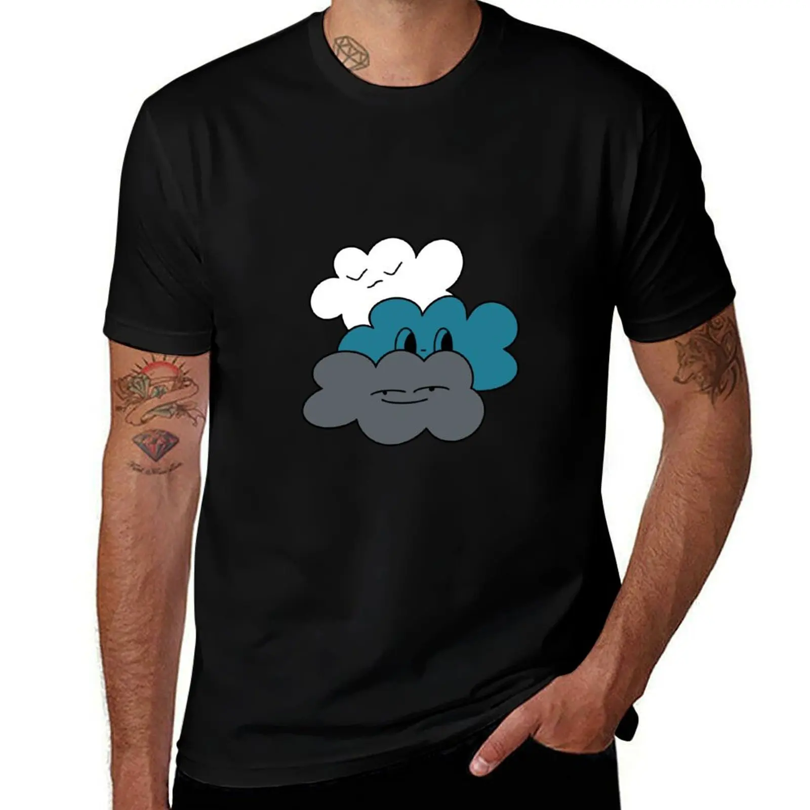 

clouds in the mood T-Shirt blanks customs design your own funny meme t-shirts t shirt men 100℅ cotton