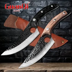 Handmade Stainless Steel Kitchen Boning Knife Fishing Knife Serbian Cleaver Chef Butcher Kitchen Knives Forged in Fire Knives