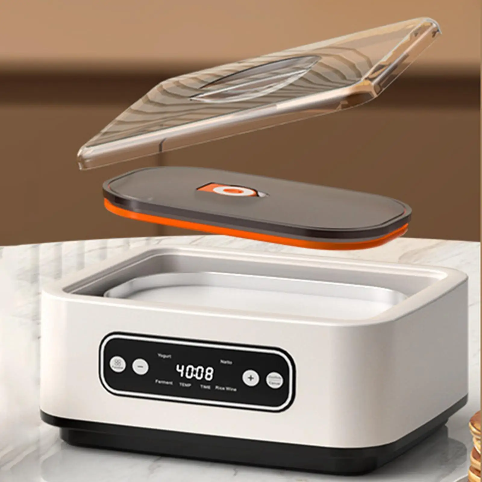 Yogurtera Pequeños Electrodomésticos de Cocina Hogar Profesional Acero Inoxidable