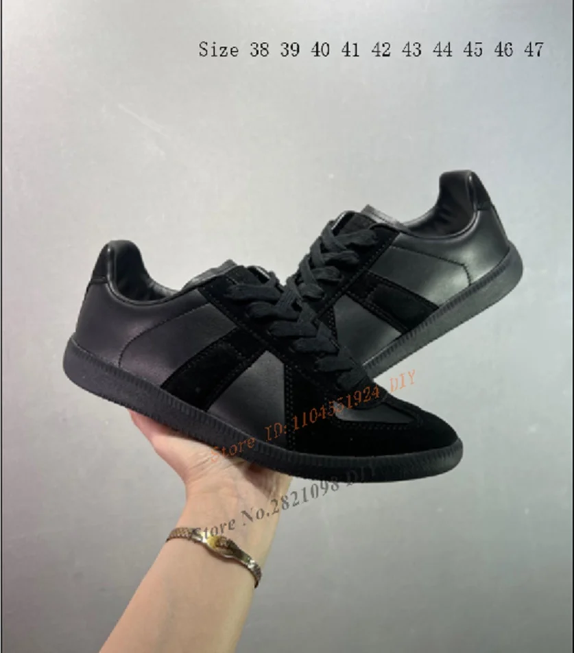 

Trendy Retro Low Top Lace Up Sneakers Men's Versatile Comfortable Mixed Color Training Shoes Round Toe Lace-Up Flats Footwear