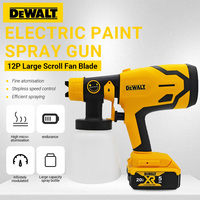 Dewalt Cordless Electric Spray Gun Portable Brushless Multifunction Paint Sprayer High Power Auto Furniture Coating Airbrush
