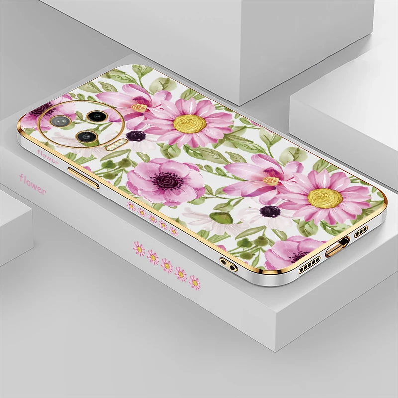 زهرة اللوحة جراب هاتف ل انفينيكس تكنو كامون 30 5G 20 برو 18 19 Neo 17 16 S 15 الهواء تصفيح غطاء سيليكون للصدمات #1