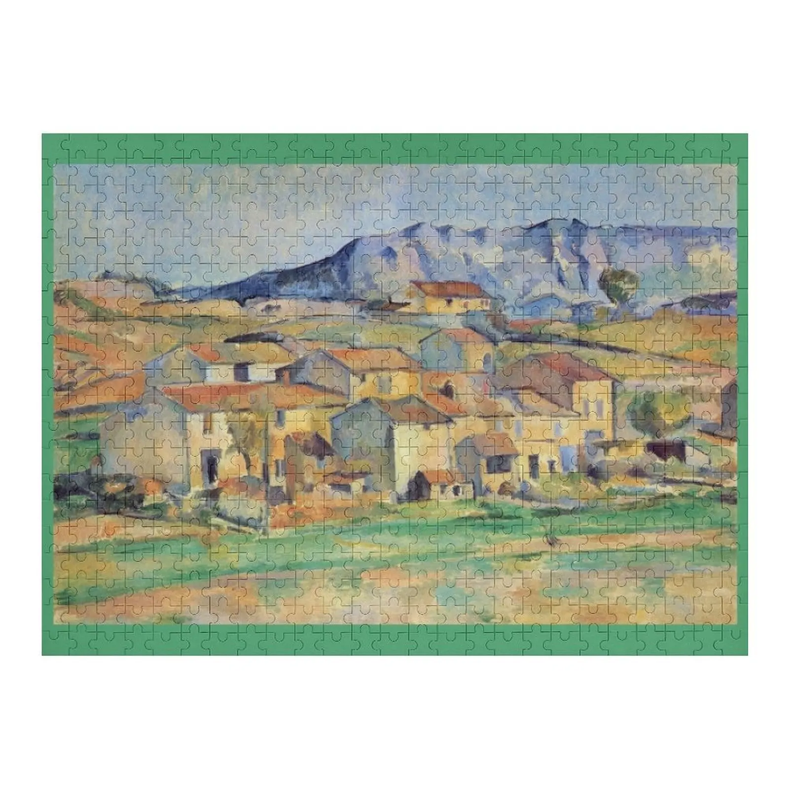 

La Montagne Sainte-Victoir - Paul Cezanne - c1886 Пазл Роман Игрушки для детей 2022, Пазл с животными
