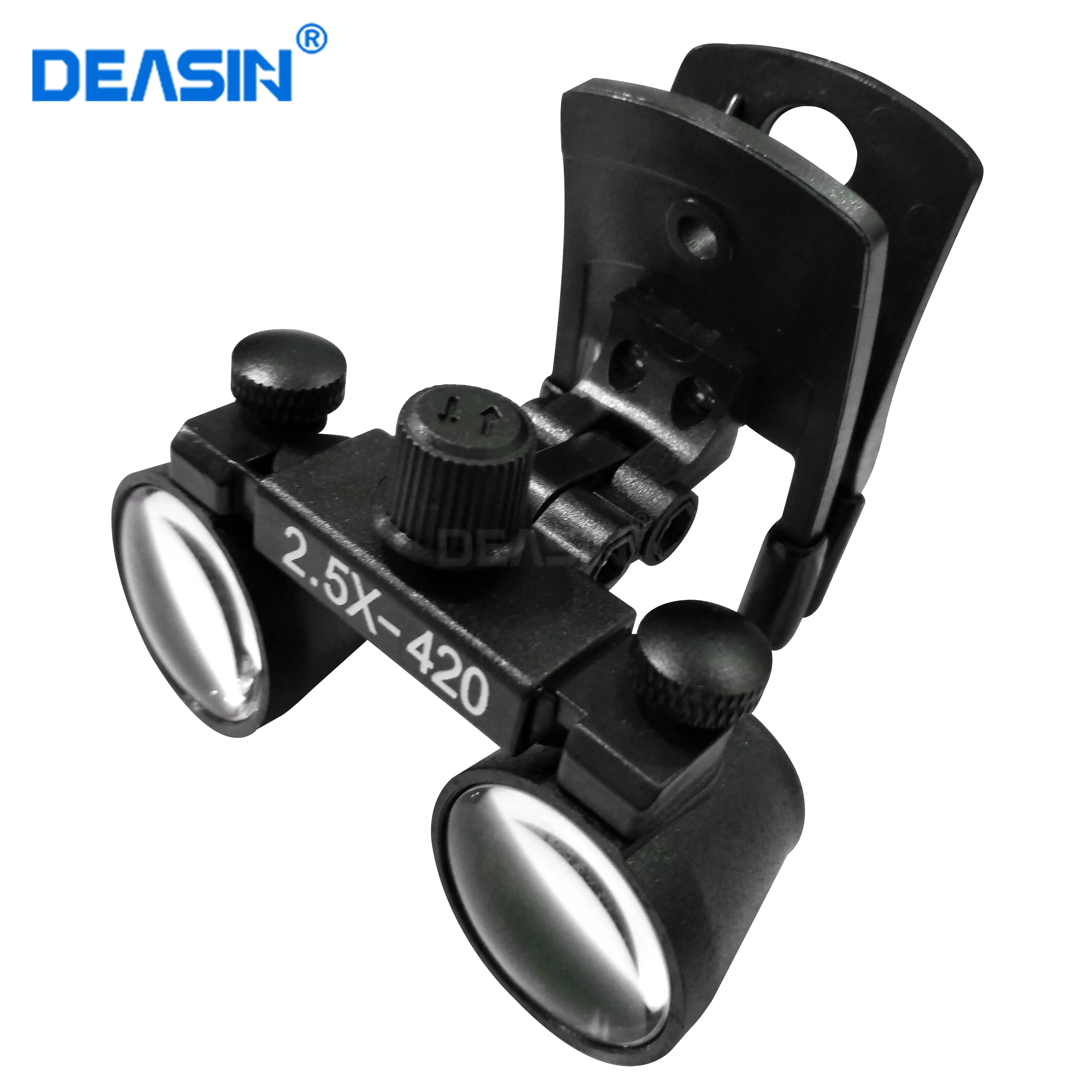 

2.5X/ 3.5X Magnification Binocular Dental Portable Clip Loupe Surgical Magnifier Medical Operation Loupe Lamp