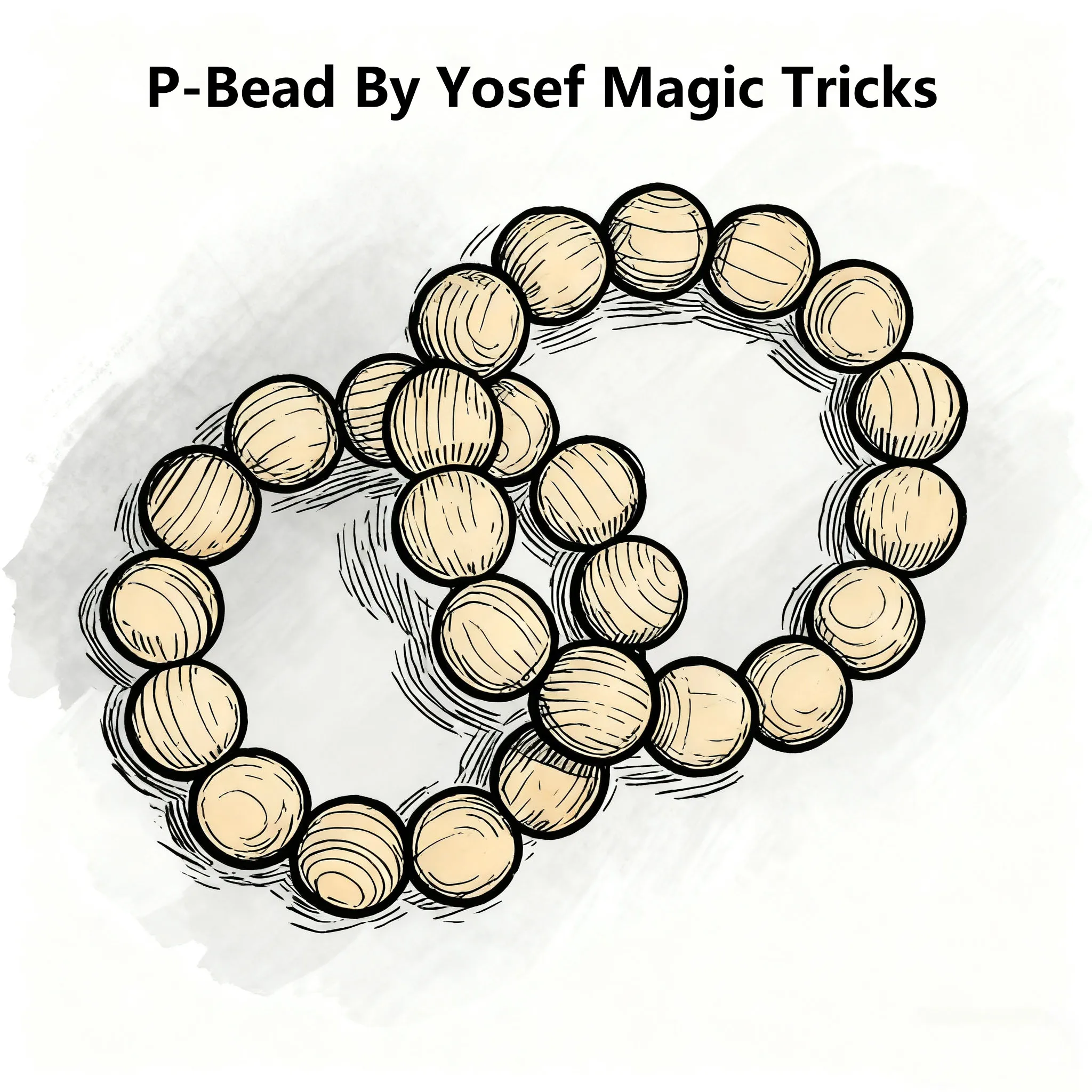 P-Bead di Yosef Trucchi magici Perline d'ombra Penetrazione Primo piano Espedienti Magia Profesional Mago Stage Street Magia Puntelli