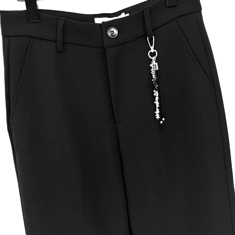 WVGA Spring Autumn New Man Tide High Street Darkwear Straight Draped Trendy Niche Chic Casual Wide-Leg Suit Pants Ins Y2K W13873