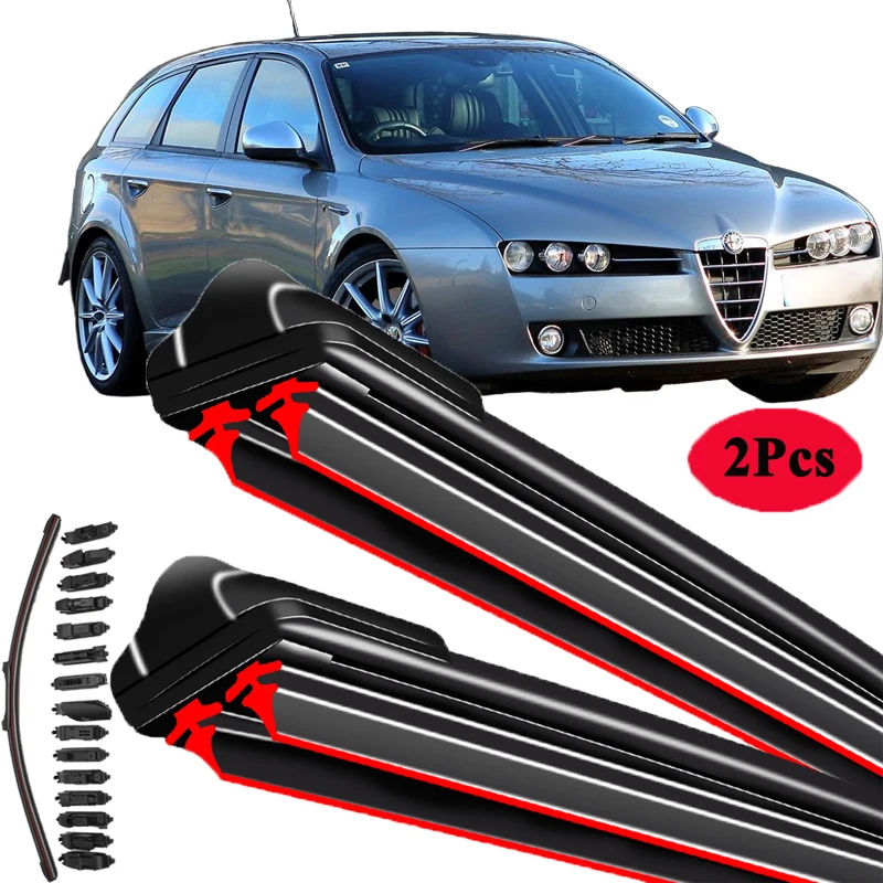 

For Alfa Romeo Sportwagon SZ 162 1988-2002 Car Windshield Wiper Blade Front Windscreen Brushes Washer Accessories Cleaning Parts