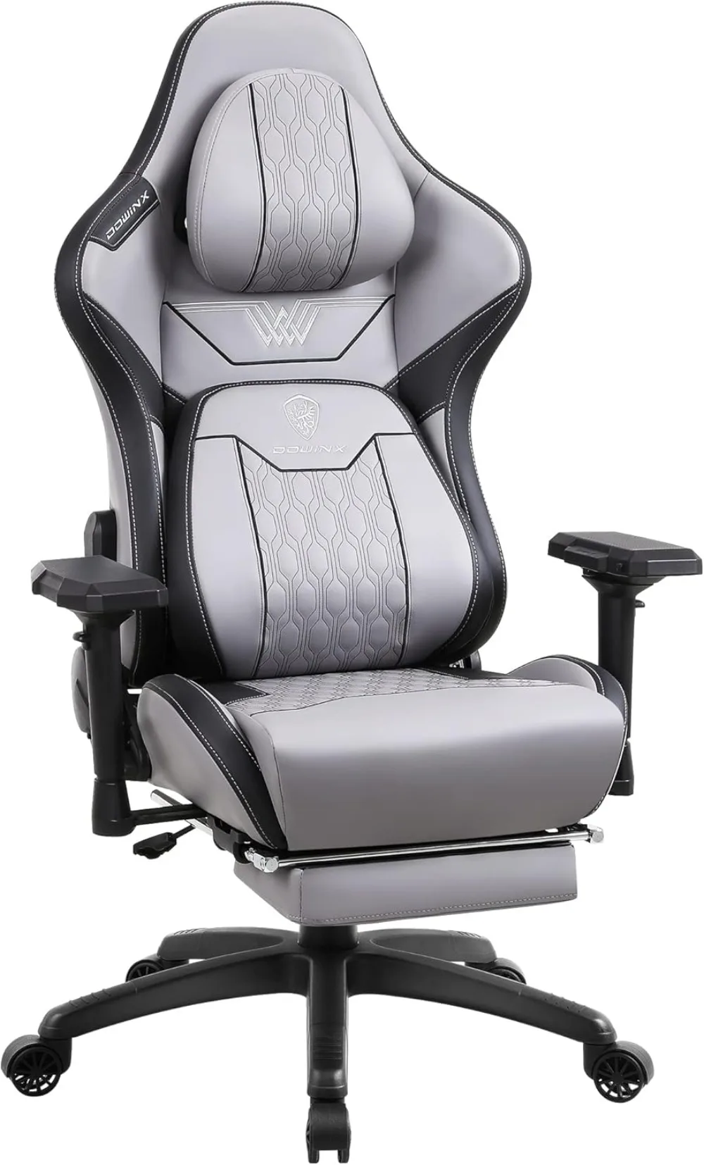 Big and Tall Gaming Chair with Footrest, High Back Ergonomic Office Chair with Comfortable Headrest and Lumbar Support