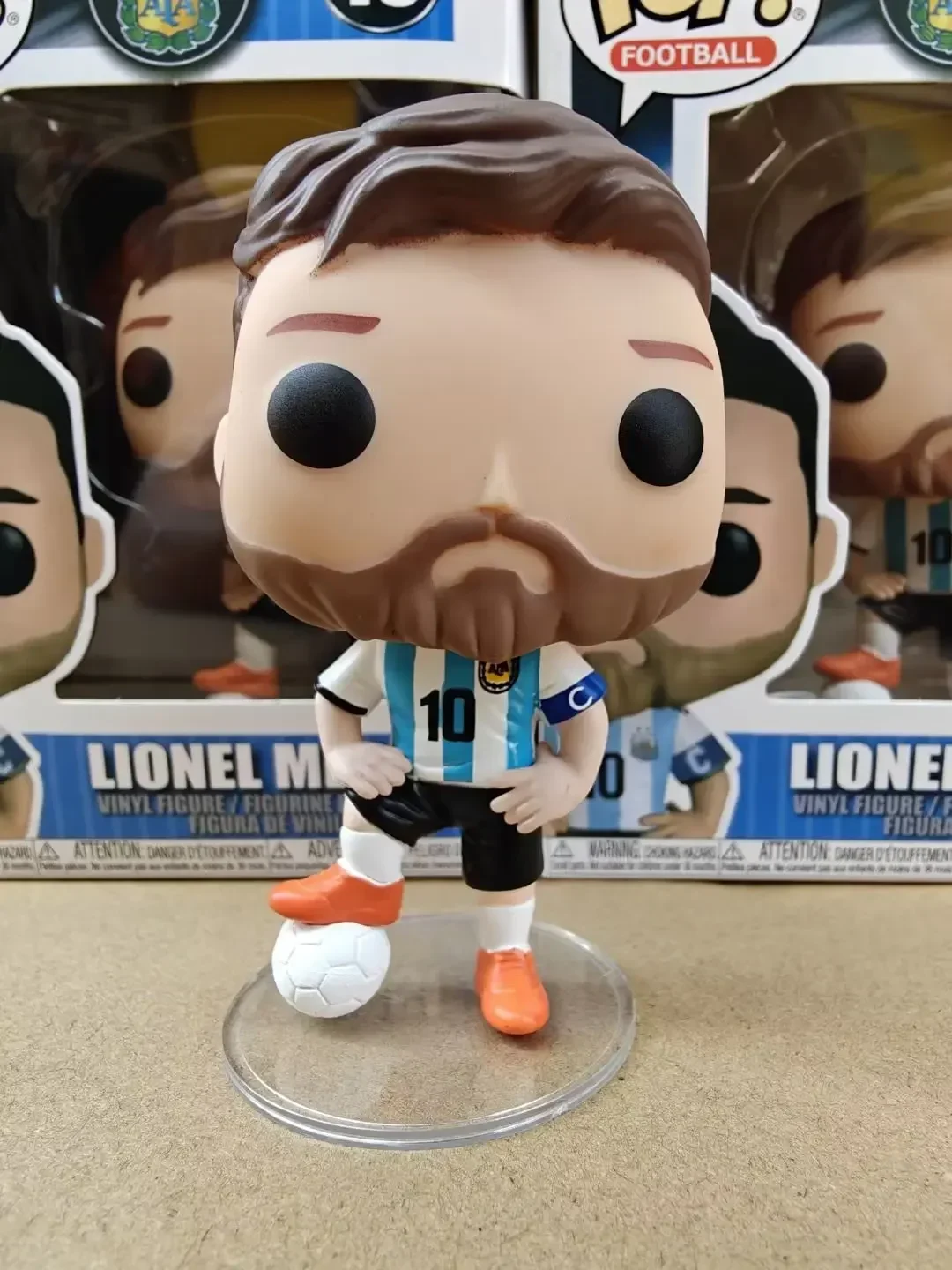 New Fun-ko Anime Figure Football Stars Lionel Messi #10#50 Vinyl Action Figures Collection Statue Model Doll Toy Gift