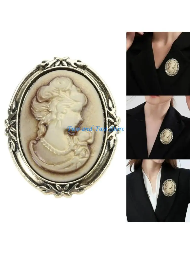 HX6F Queen Lady Charm Brooch Pin Badge Clothing Decorations for Women Girls
