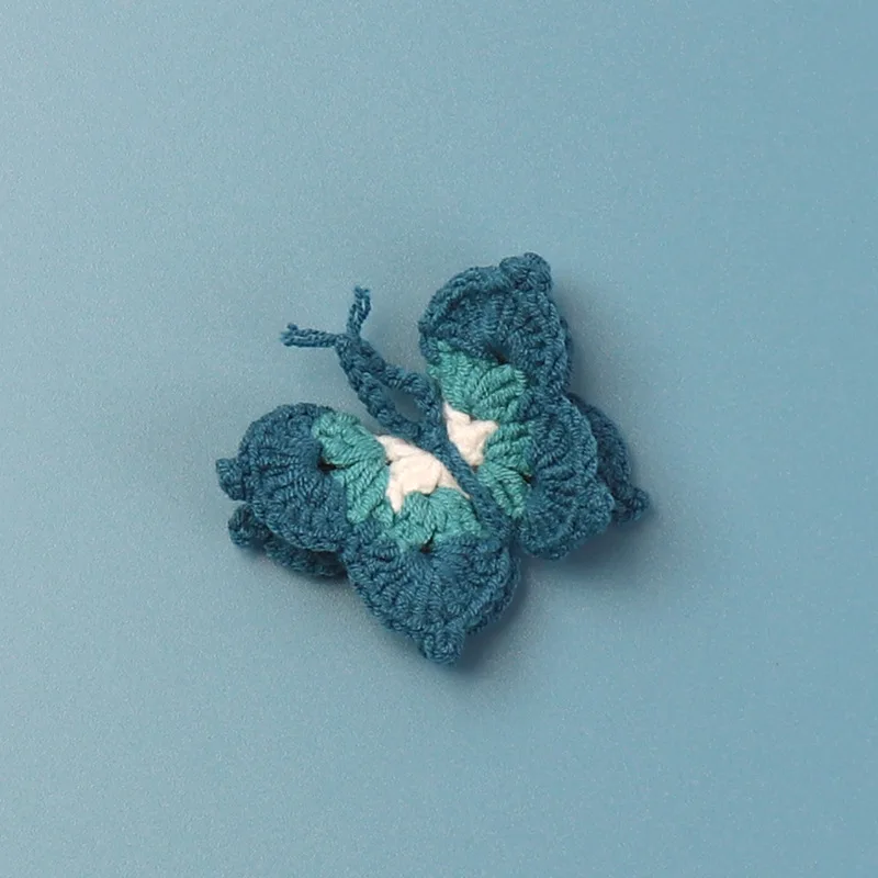 

Finished Handmade Cute Butterfly Accessories for Cloths&hats Decor,knitted Pink Butterfly , Crochet Amigurumi Accessories