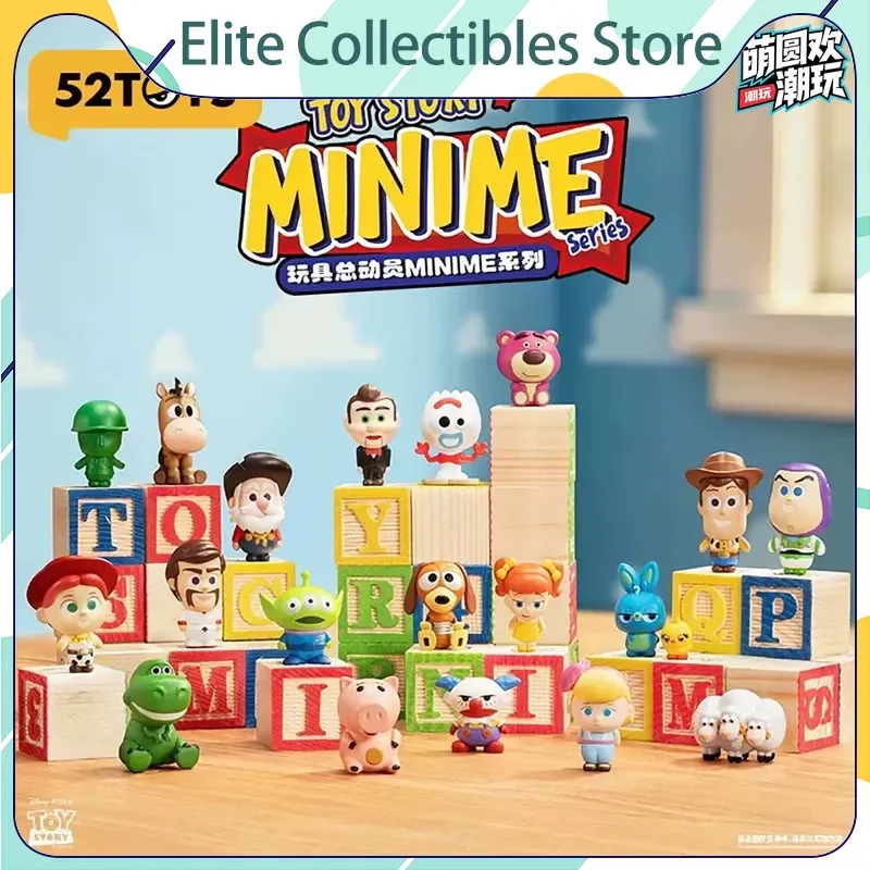 

52TOYS Toy Story Minime Blind Box Series Collectible Figurine Mini PVC Action Figure Cute Desk Ornament Toy
