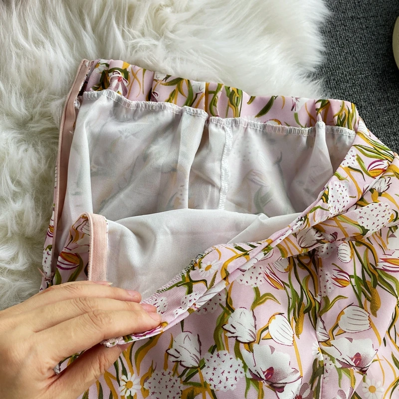 Bohemian Vacation Beach Women Two Piece Set Elegant Halter Sleeveless Chiffon Tops + High Waist Wide Leg Pants Female Suits New