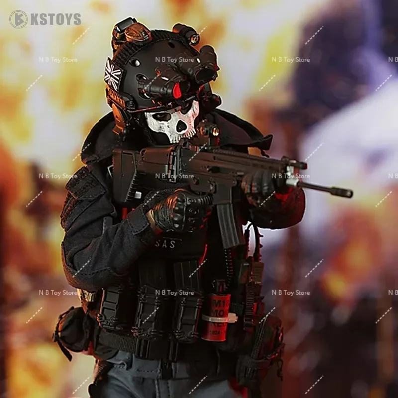 FLAGSET KSTOYS KS21001 1/6 المنقولة ليلة معركة شبح العمل العسكري الشكل حساسة التفاصيل تصميم 12 "نموذج اللعب #4