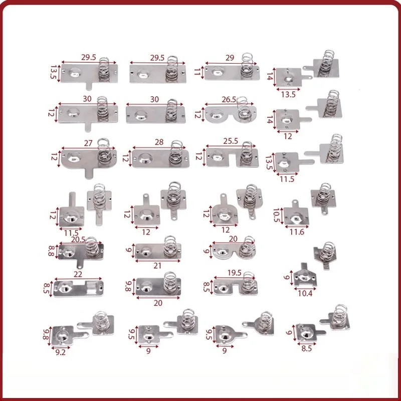 Battery spring gasket Suitable for toys with batteries 5 and 7, remote control battery box Customized size