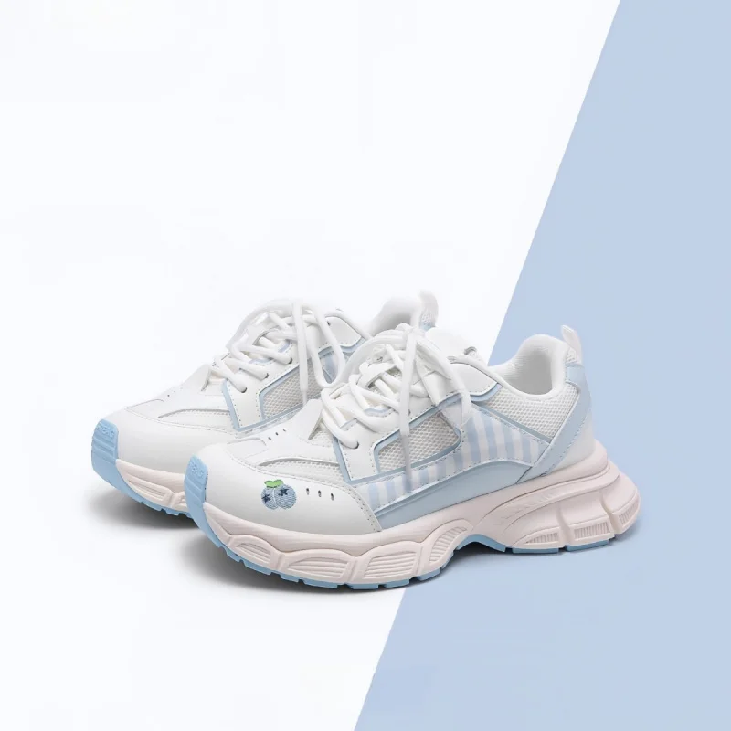 

Cute Daddy Shoes for Women 2025 New Casual Shoes White Sneakers Sports Shoes Summer Thin Casual Shoes Board Shoes