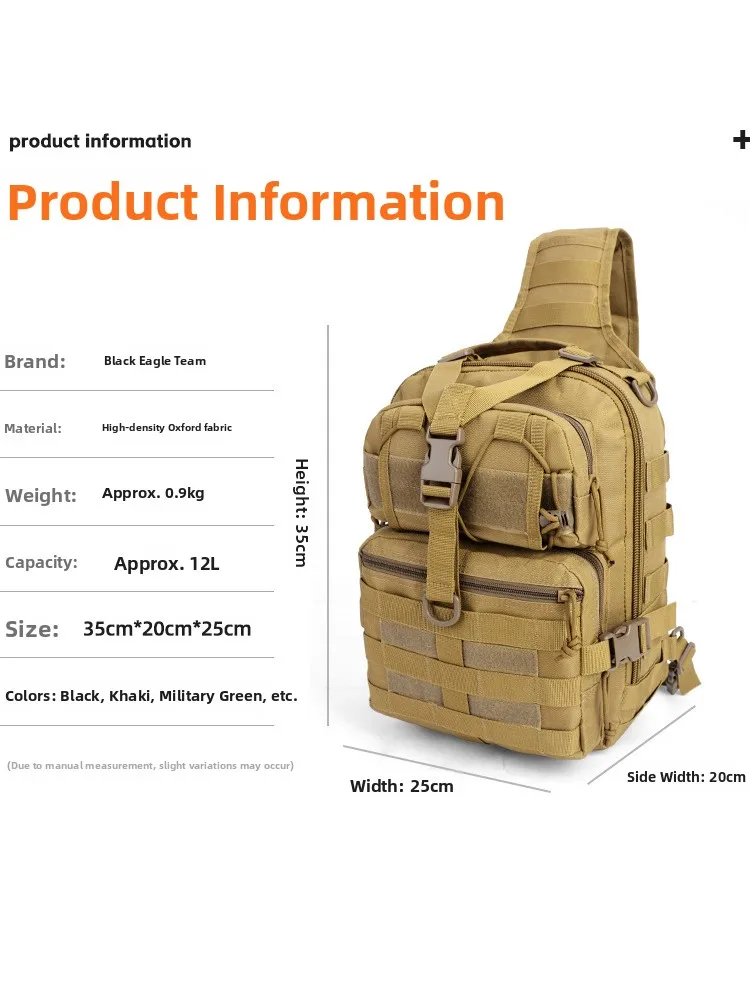 Borsa a tracolla tattica mimetica casual di grande capacità per uomo Borsa da arrampicata in montagna impermeabile per sport all'aria aperta