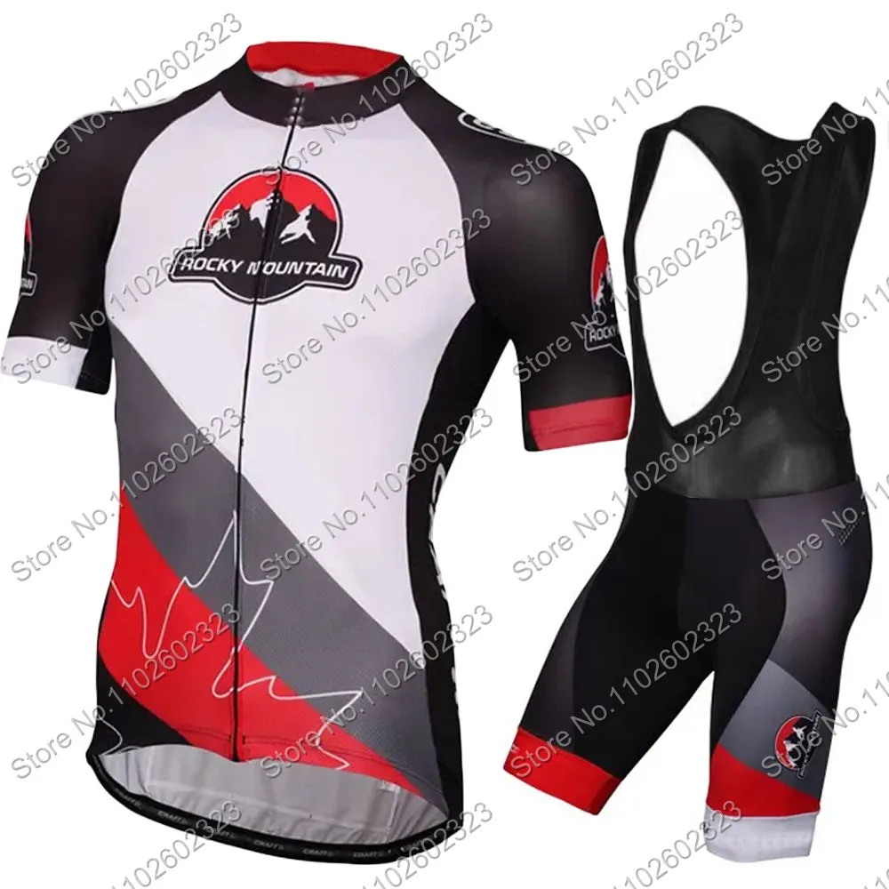 Rocky Mountain Team 2025 Cycling Jersey Set Summer Vintage Clothing Men Road Bike Shirts Suit Bicycle Bib Shorts MTB Wear Ropa