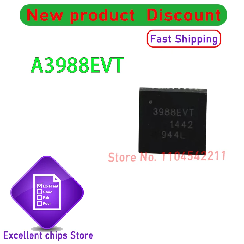 

(10-20piece) 100% New A3988 A3988EVT 3988EVT QFN36 Chipset