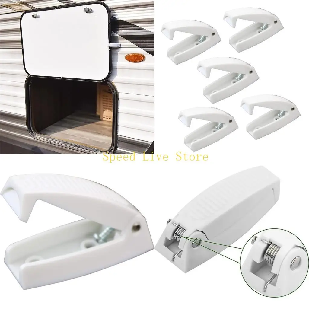 547C 5Pcs Strong Exterior Door Keeper Prevents Accidental Opening While Driving