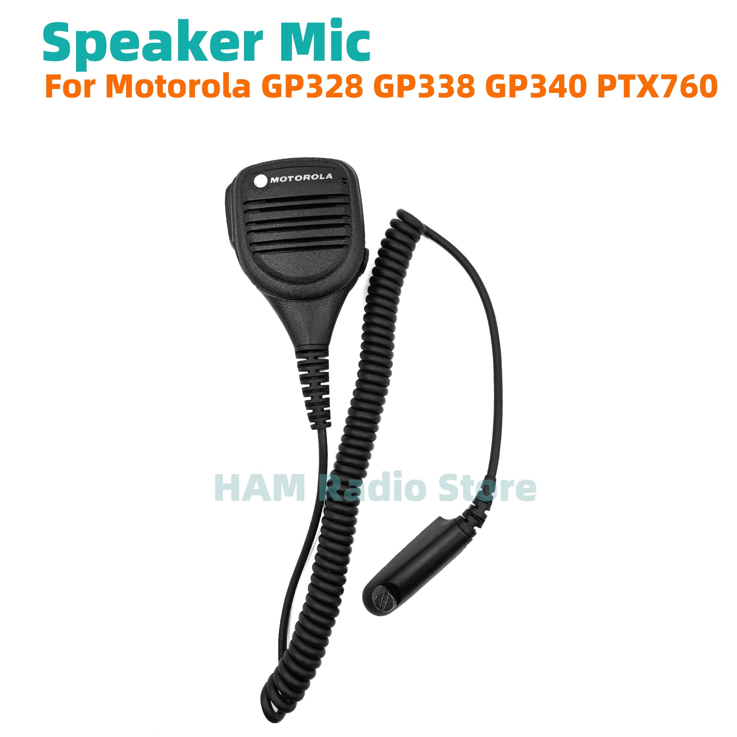 Microphone With 3.5mm Speaker Mic for Motorola GP328 GP338 GP340 GP360 GP640 GP650 GP680 HT750 HT1250 Ptx760 MTX900 MTX950 Radio