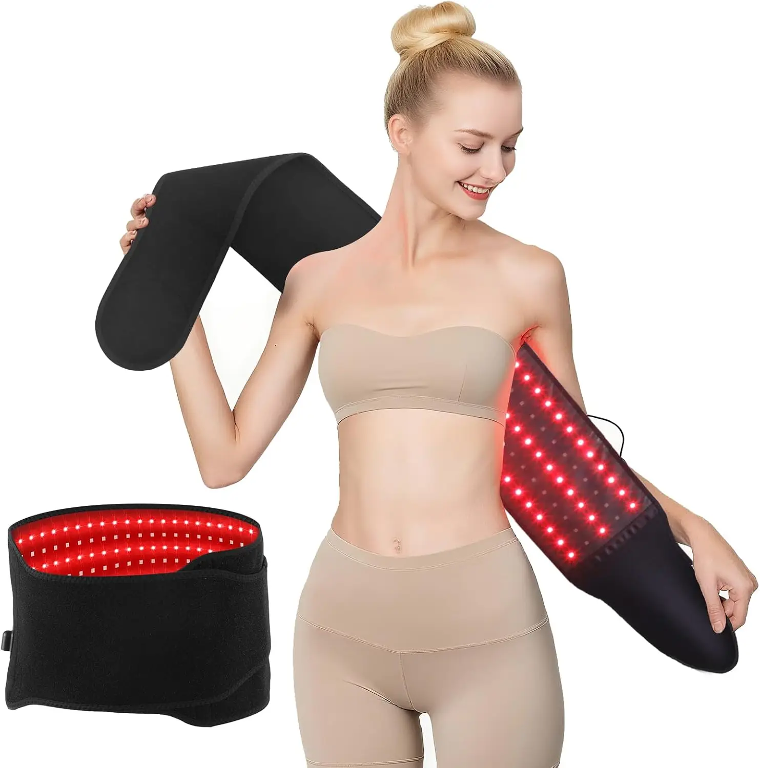 

Wholesale good Upgrade Red Light Therapy for Body 660&850 nm Infrared Red Lights Pad Therapy for Body Back Knee Hand Waist Relax