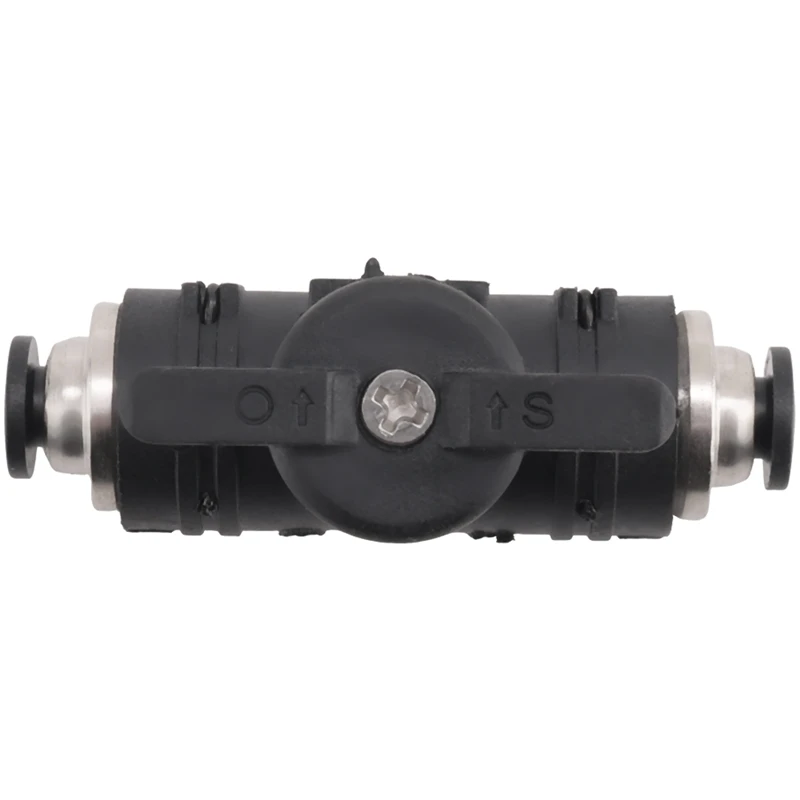 Push Connect Valve Ball Valve Air Flow Control Valve Quick Connect Valve Tube Fittings 3 Pack Durable Easy Install Easy To Use