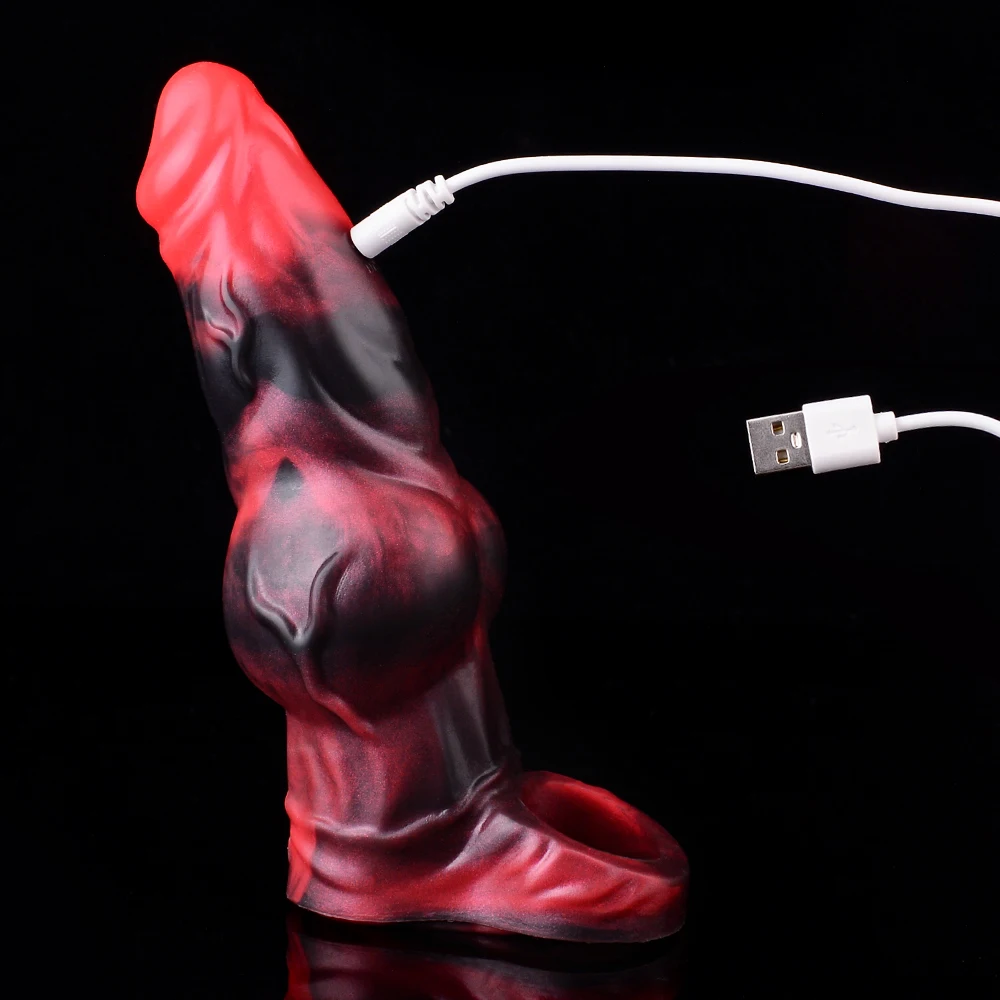 NNSX القضيب كم واقعية هزاز القضيب توسيع عقدة ضخمة G بقعة مدلك تهتز خاتم الديك موسع الجنس لعب للرجال #4