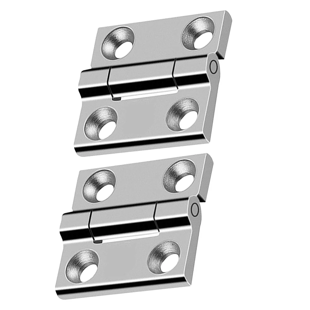 

2 Pcs Fold Load Bearing Hinge Door Screen Magnetic Closure Heavy Duty 304 Stainless Steel Electrical Drawer Hinges