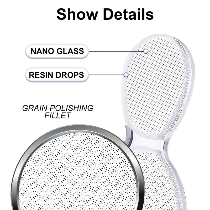 Hard Skin Removers Glass Crystal Foot File Foot Callus Removers,Foot Scrubber Drop Shipping