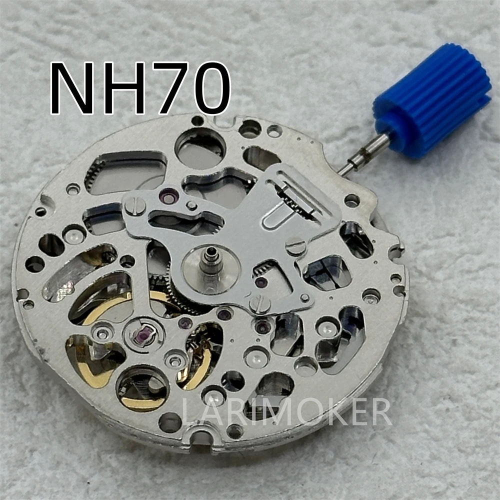 Original NH70 hollow watch accessories original authentic NH70 automatic movement three needle movement