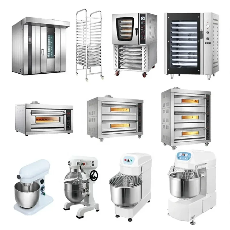 Industrial Bread Oven for Bread Cake Complete Bakery Machines Full Set Bread Cake Bakery Baking Equipment Oven for Bakery Sale