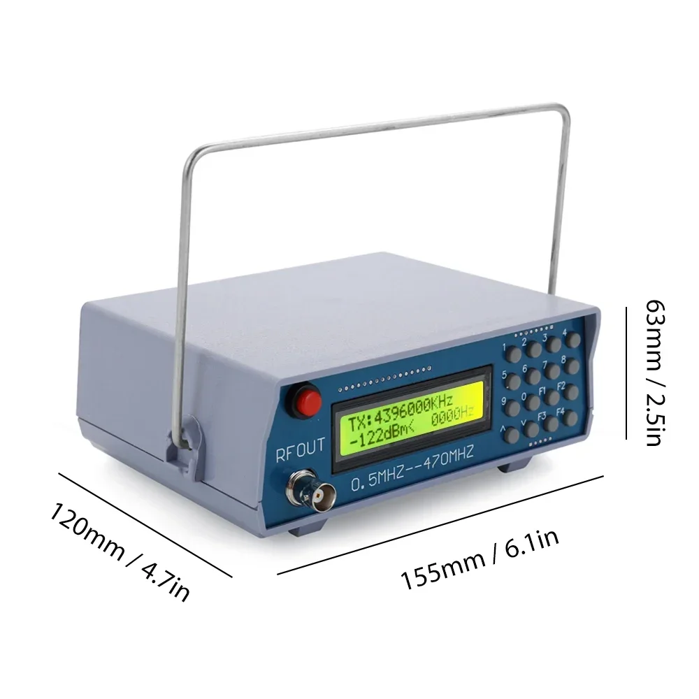 CTCS-RF FMラジオ用信号発生器テスター,トランシーバーデバッグ,信号出力,0.5mhz-470mhz