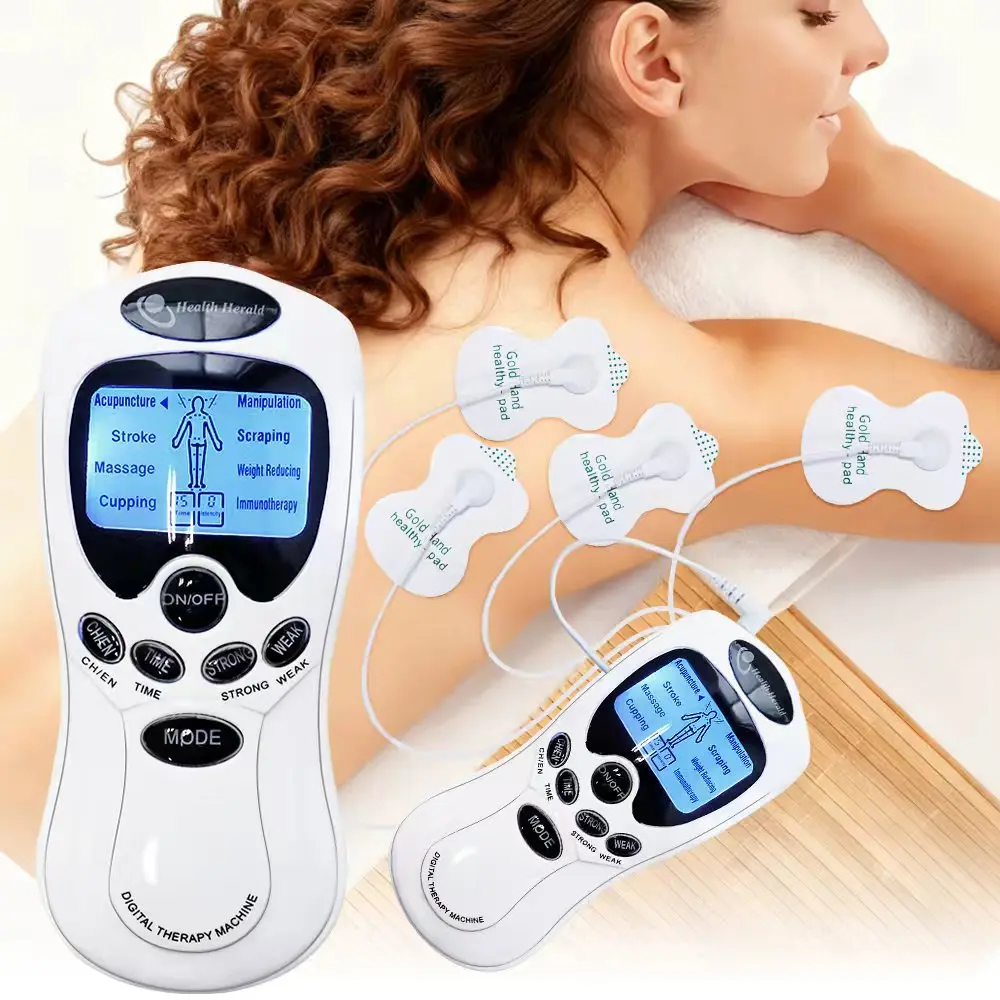 

Digital Pulse EMS Muscle Stimulator Physical Therapy Equipment Body Massage TENS Unit Massager Tens Machine for Pain Relief Use