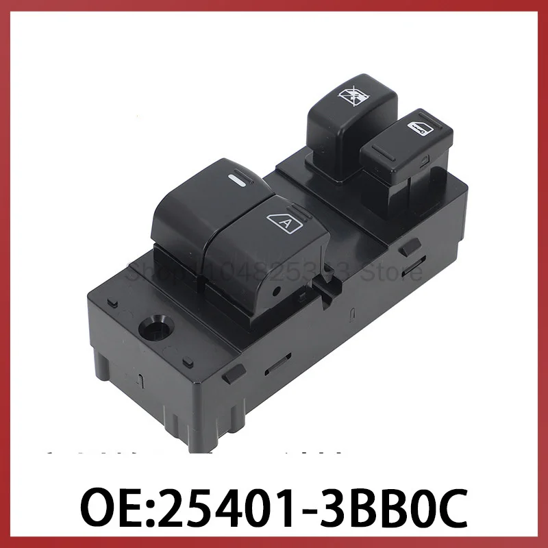 

25401-3BB0C подходит для автомобильного переключателя стеклоподъемника с правым рулем Nissan.
