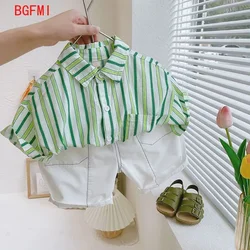 1-5Y Baby Boy Clothes Set Summer Kids Girl Clothes Outfits Tracksuit Short-sleeved Shirt + Shorts Infant 2pcs Set Casual Wear