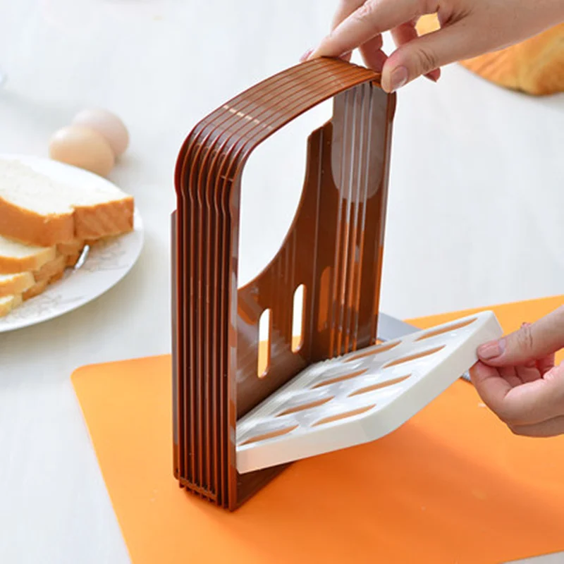 New Arrival  Bread Slicer Toast Cutter Cutting Slicing Guide Rack  Baking and Pastry Tools Kitchen Accessories Baking Supplies