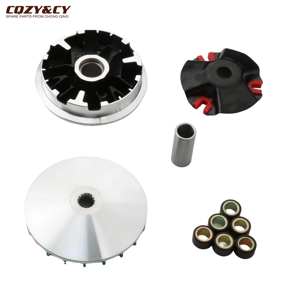 Scooter Yw125 Zuma125 Bws125 Racing Variator Kit 11.7g Roller Set For Yamaha Cygnus X Bws Zuma Yw ZY125T XC125 FlameX 125cc 4T