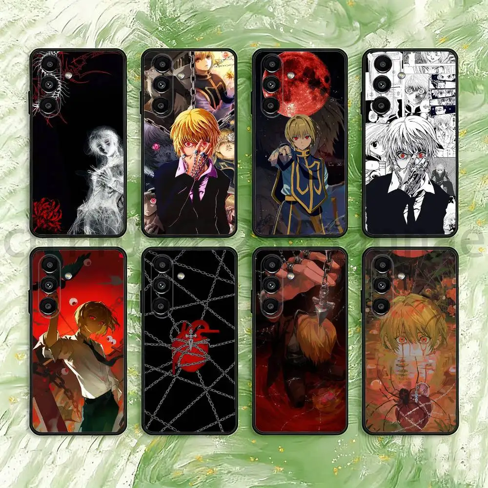 H-Hunter X Hunter Kurapika Phone Case For Samsung Galaxy A13,21s,22,31,32,52,53,71,80,A91 Soft Black Shell