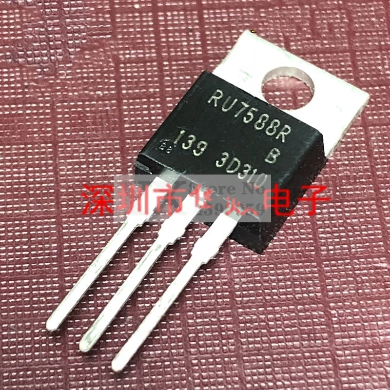 (5-20PCS) RU7588R 80A 75V  Electric vehicle controller inverter field-effect MOS triode Brand New and original